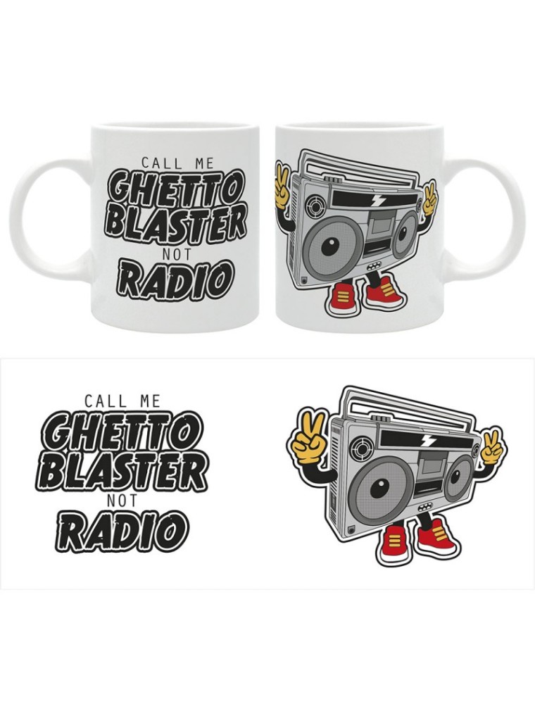 Retro Music - Tazza - 320ml – Happy Mix – Ghetto Blaster - Box