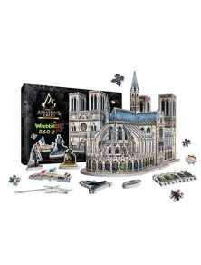 Assassin's Creed Unity Notre-Dame Parigi Puzzle 3D Wrebbit