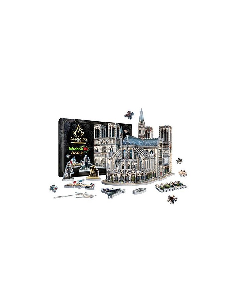 Assassin's Creed Unity Notre-Dame Parigi Puzzle 3D Wrebbit