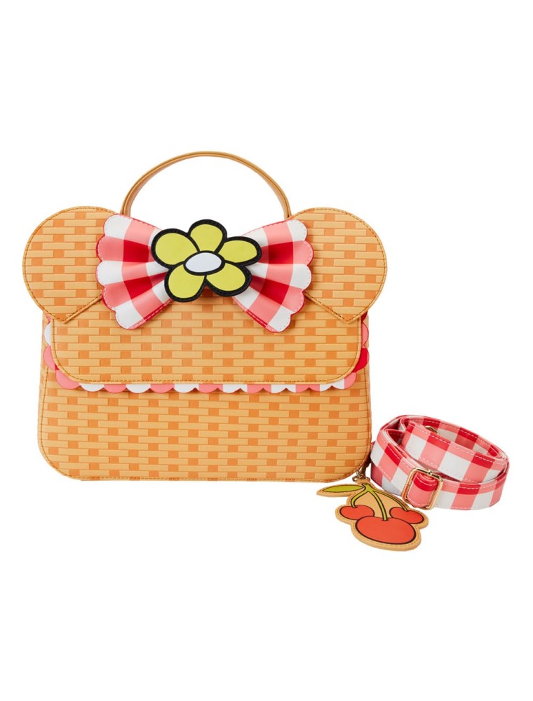 Disney By Loungefly Crossbody Minnie Mouse Picnic Basket Loungefly