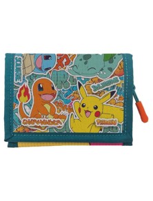 PORTAFOGLIO POKEMON URBAN COLORS VELCRO POKEMON - ACCESSORI