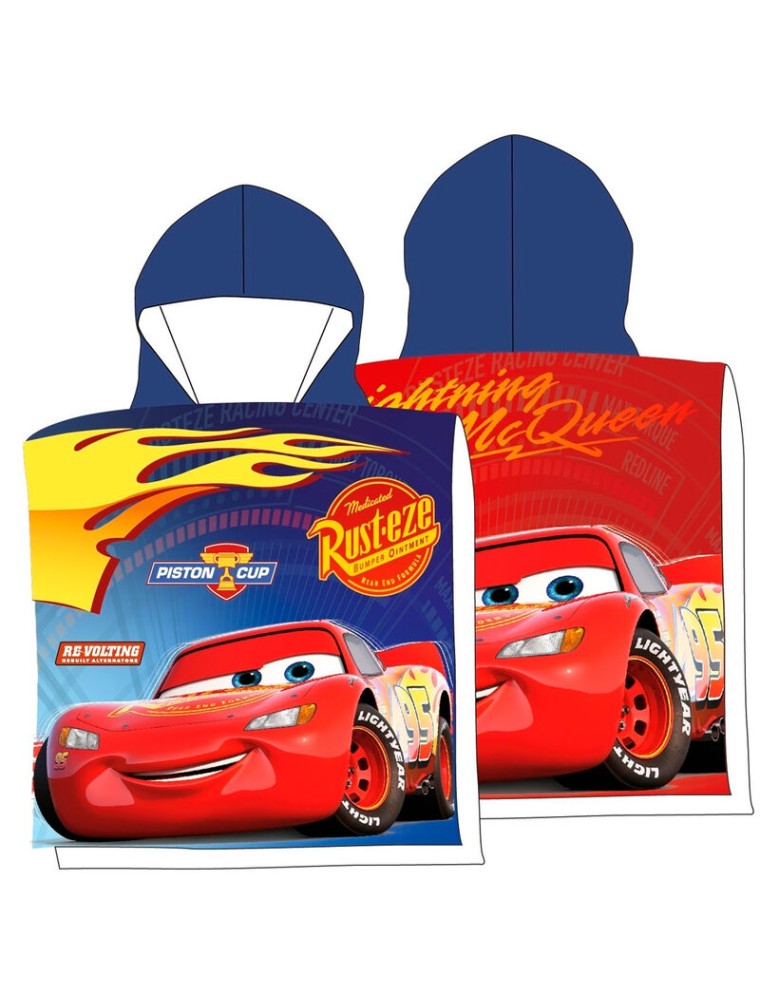 Disney Cars Microfibre Poncho Asciugamano Disney