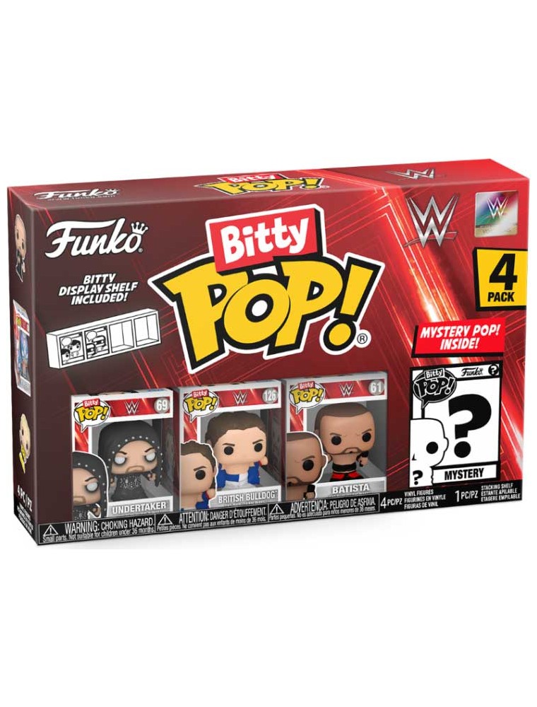 FUNKO BITTY POP 4 PACK WWE UNDERTAKER WRESTLING/WWE - FUNKO