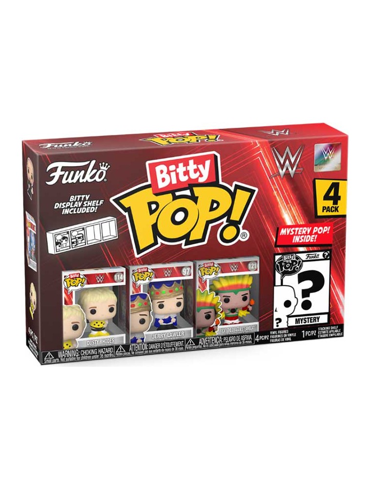 FUNKO BITTY POP 4 PACK WWE DUSTY RHODES WRESTLING/WWE - FUNKO