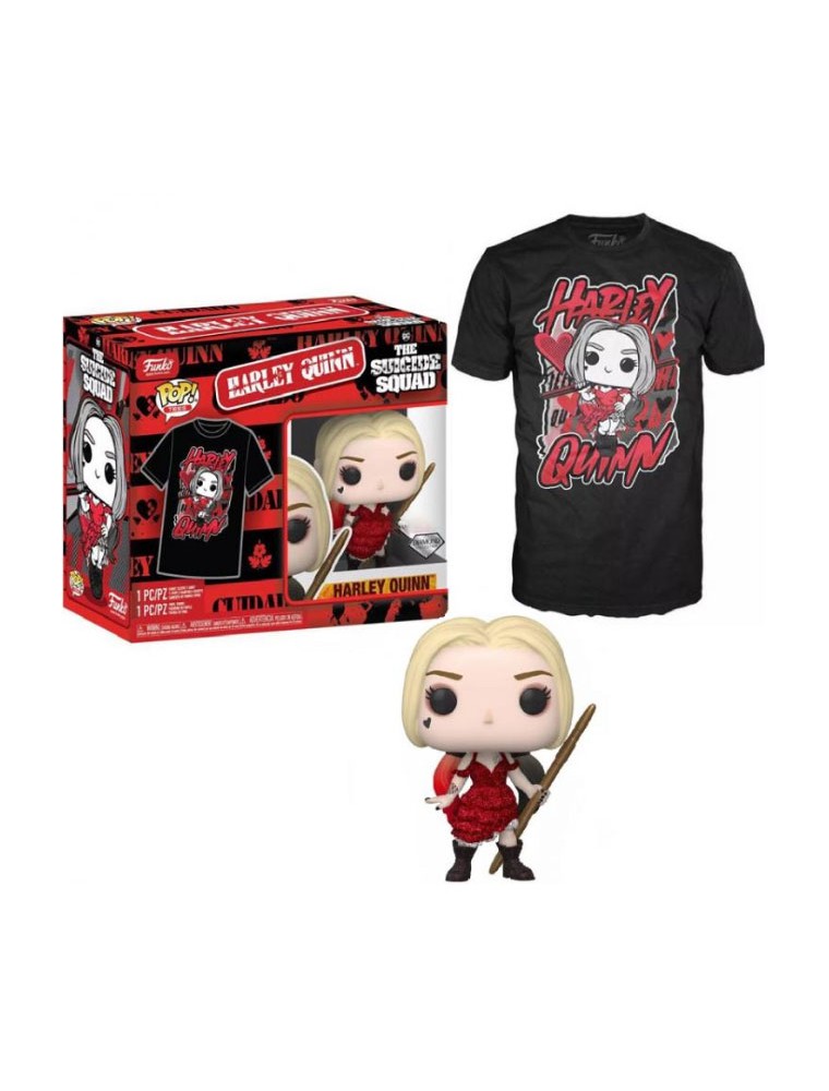 FUNKO TEE+POP HARLEY QUINN S DC COMICS - FUNKO