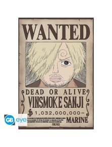 ONE PIECE - Poster Chibi 52x38 - Wanted Sanji Wano