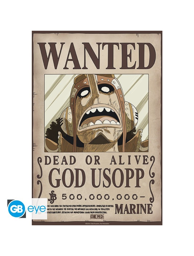 ONE PIECE - Poster Chibi 52x38 - Wanted Usopp Wano