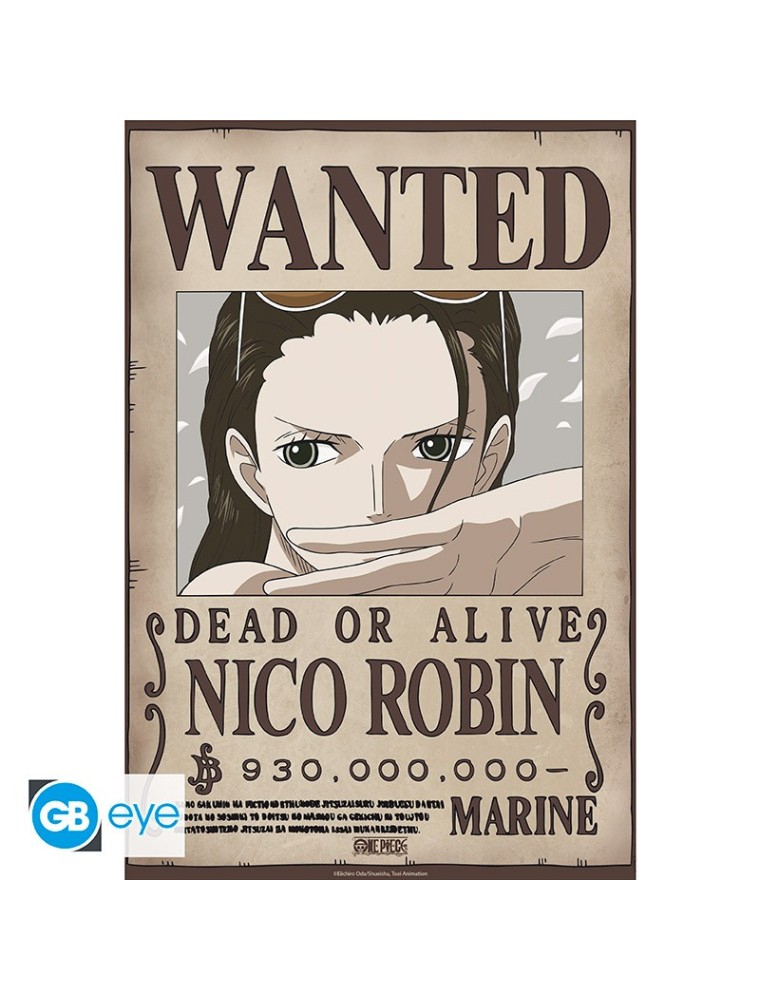 ONE PIECE - Poster Chibi 52x38 - Wanted Nico Robin Wano