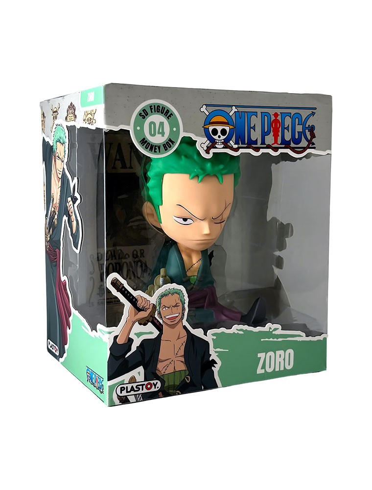 PLASTOY SALVADANAIO ONE PIECE ZORO V2 ANIME ONE PIECE - GADGET