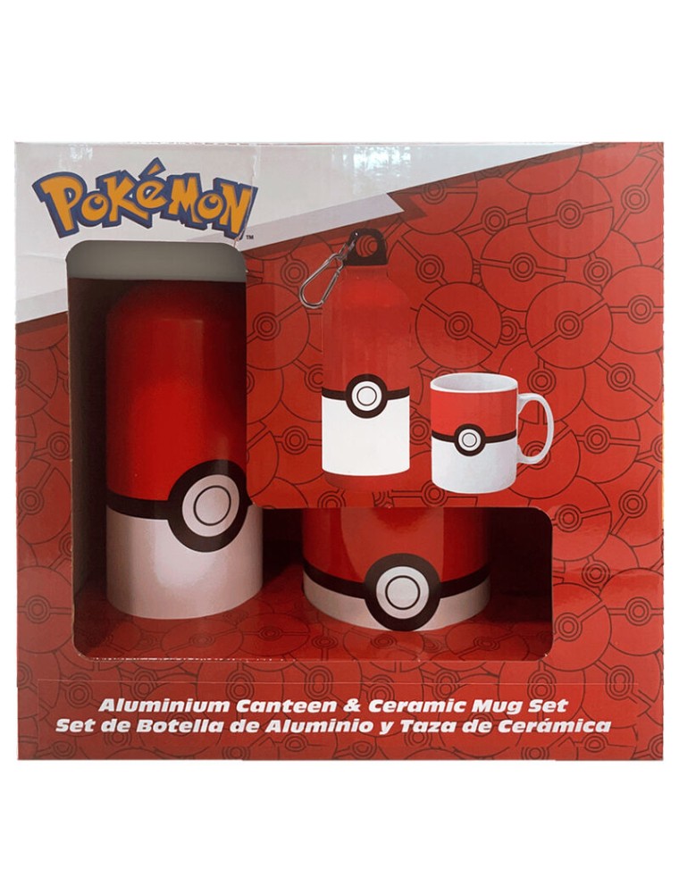 Pokemon Tazza + Aluminium Bottiglia Set Bambino Licensing