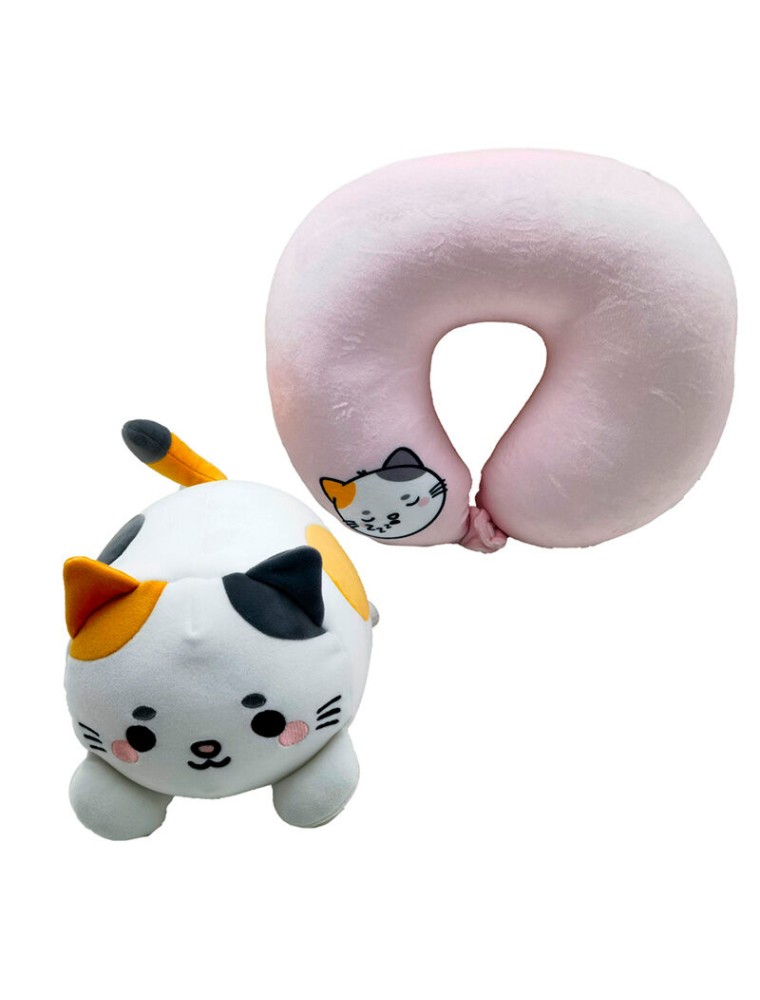 Adoramals Cat Swapseazzz Da Viaggio Cuscino + Peluche Puckator