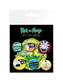 Rick E Morty - Badge Pack -...