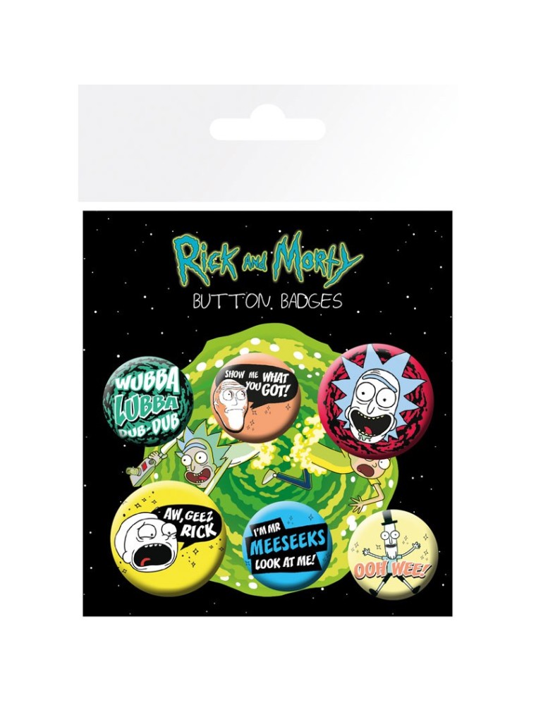 Rick E Morty - Badge Pack - Mix