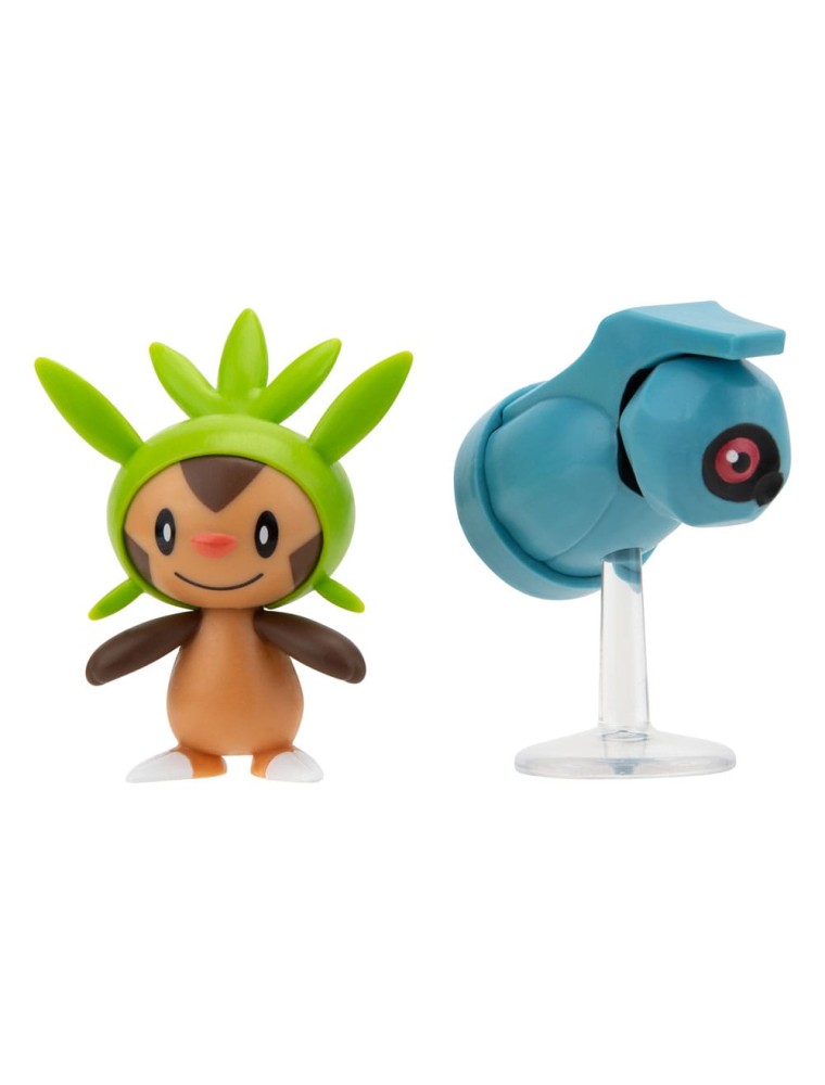 Pokémon Battle Figura First Partner Set Figura 2-pack Chespin, Beldum 5 Cm Jazwares