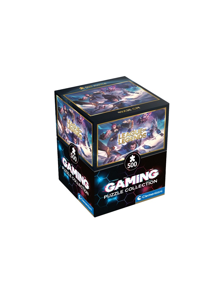 PUZZLE 500PZ LEAGUE OF LEGENDS ATTACK BOX CUBE VIDEOGAMES - GIOCHI DA TAVOLO/SOCIETA'