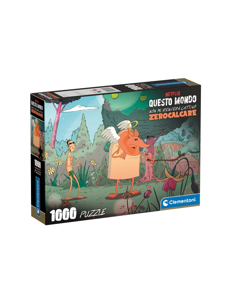 PUZZLE 1000PZ ZEROCALCARE IL MONDO NON MI RENDERA' CATTIVO TV SERIES - GIOCHI DA TAVOLO/SOCIETA'