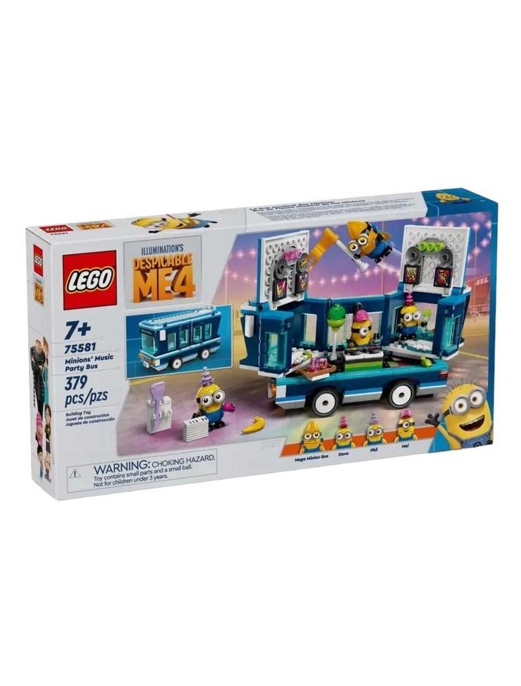 LEGO CATTIVISSIMO ME 4 75581 - IL PARTY BUS MUSICALE DEI MINIONS