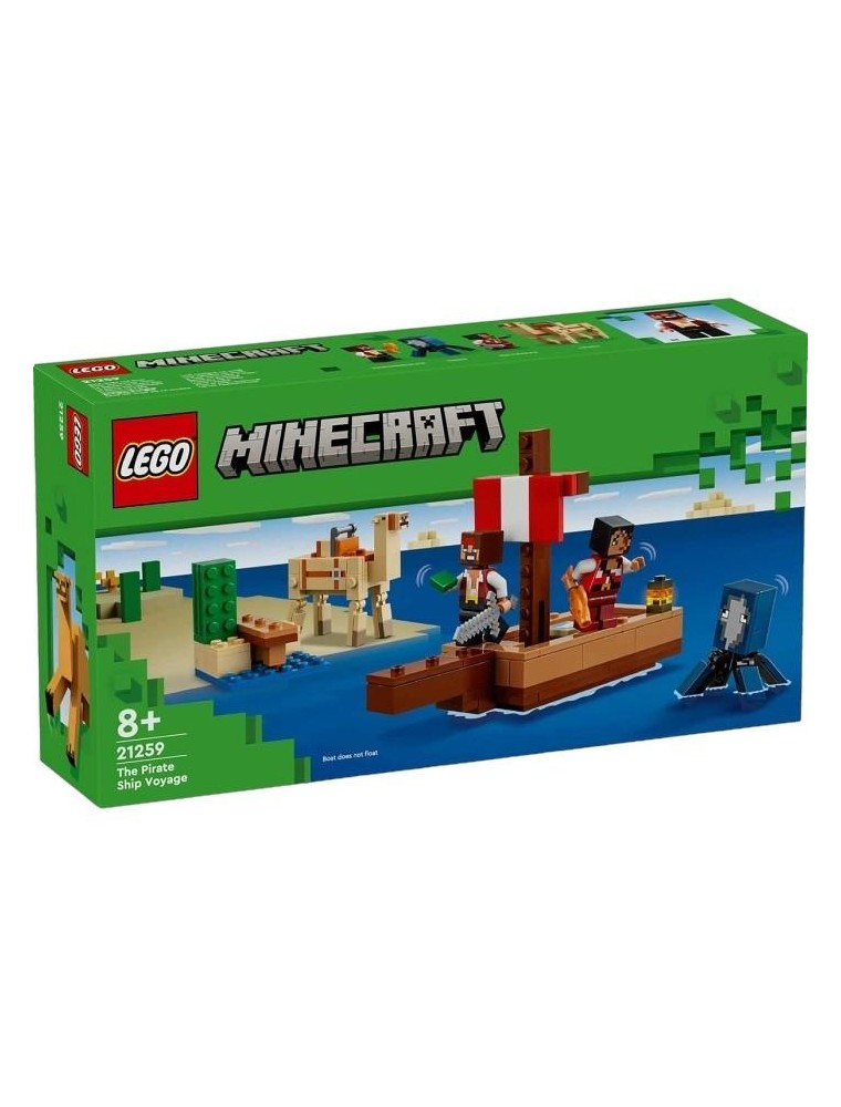 LEGO MINECRAFT 21259 - IL VIAGGIO DEL GALEONE DEI PIRATI