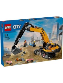 LEGO CITY 60420 - ESCAVATORE DA CANTIERE GIALLO