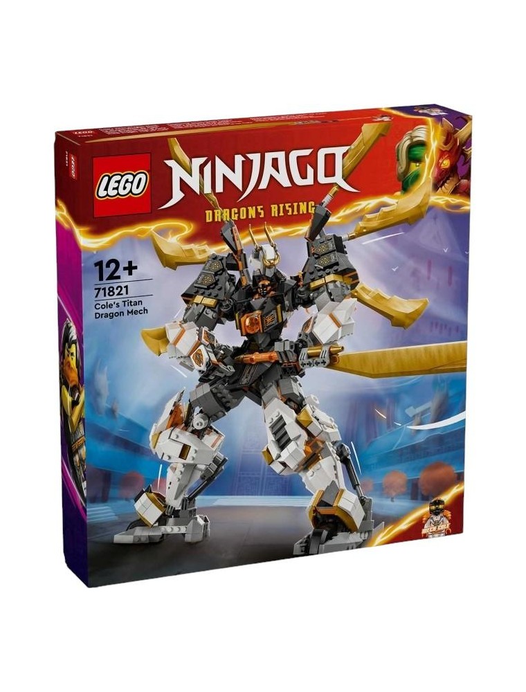 LEGO NINJAGO 71821 - MECH DRAGO TITANIO DI COLE