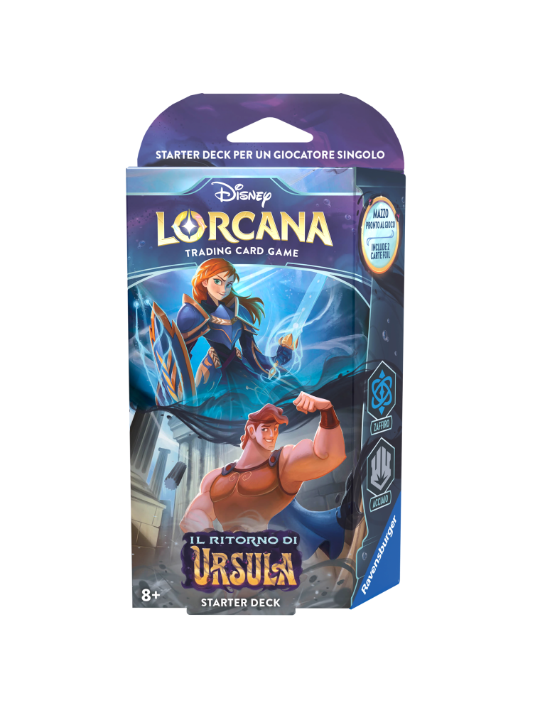 Disney Lorcana - Il Ritorno di Ursula Starter Deck Zaffiro/Acciaio ITA