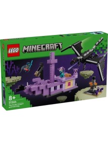 LEGO MINECRAFT 21264 - L'ENDERDRAGO E LA NAVE DELL'END