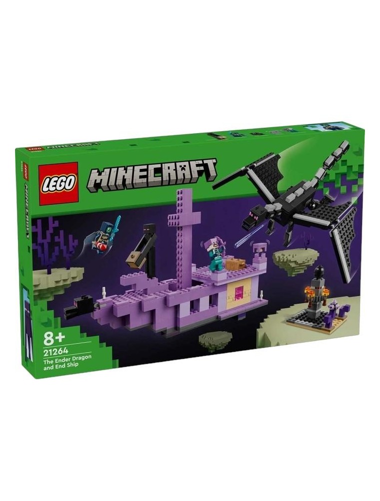 LEGO MINECRAFT 21264 - L'ENDERDRAGO E LA NAVE DELL'END