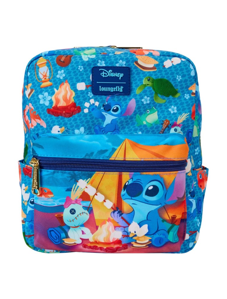 Disney By Loungefly Mini Zaino Lilo E Stitch Camping Cuties Aop Loungefly