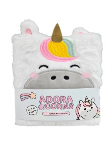 Adoracorns Unicorn A5 Peluche Agenda Puckator