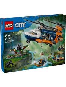 LEGO CITY 60437 - ELICOTTERO DELL’ESPLORATORE DELLA GIUNGLA