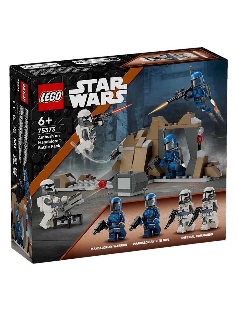 LEGO STAR WARS 75373 - BATTLE PACK AGGUATO SU MANDALORE