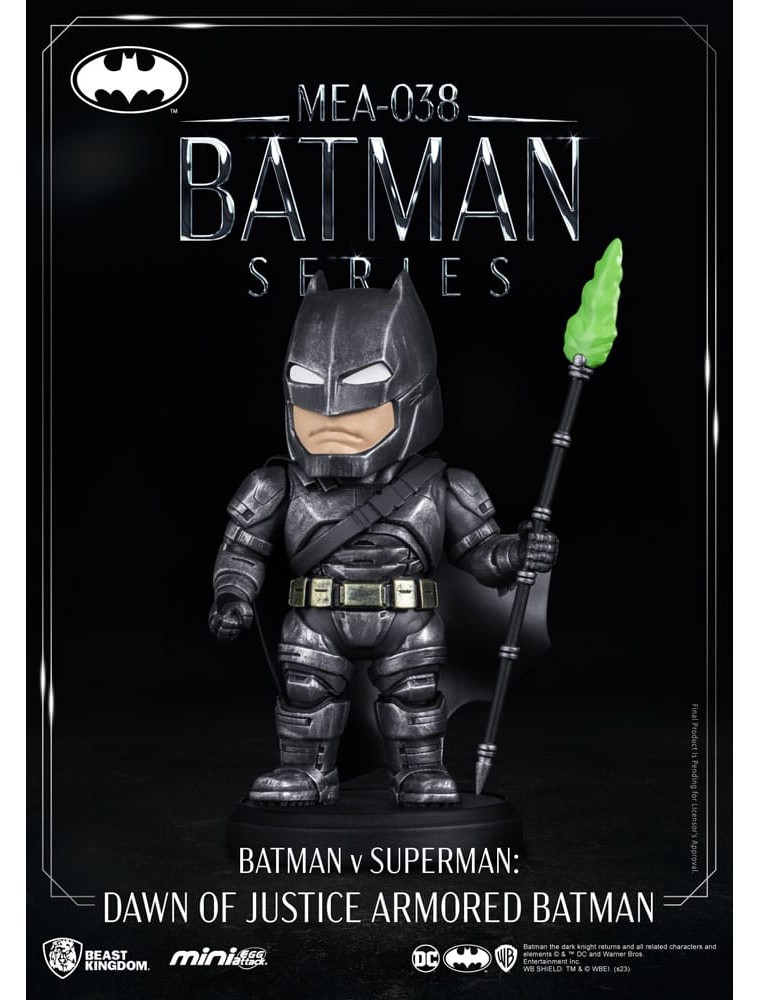 Batman V Superman: Dawn Of Justice Mini Uova Attack Figura Armored Batman 8 Cm Beast Kingdom Toys