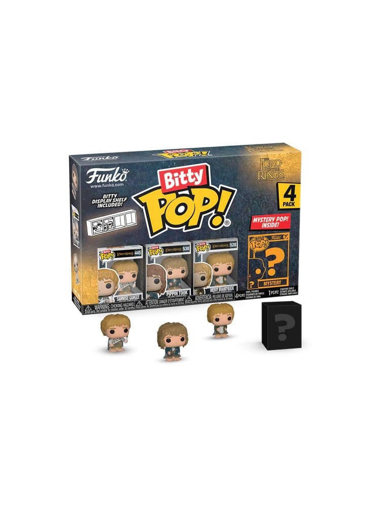 The Il Signore Degli Anelli Bitty Pop! Vinile Figura 4-pack Samwise 2,5 Cm Funko