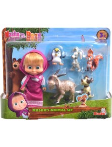 Masha E Bear Blister 6 Figures Simba