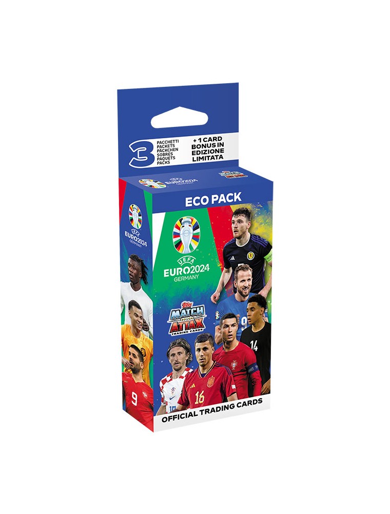 TOPPS CARD EURO 2024 ECO PACK SPORT - CARTE DA GIOCO/COLLEZIONE