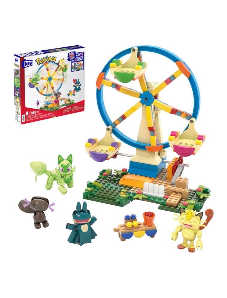 Pokémon MEGA Construction Set Ferris Wheel Fun Mattel