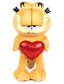 PELUCHE GARFIELD W/HEART 36CM CARTOON - PELUCHE