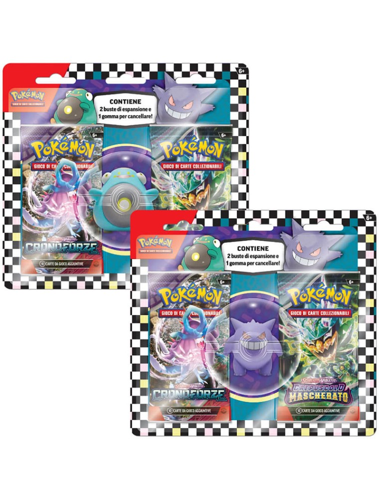 Pokémon TCG Ritorno a Scuola 2024 Blister Collezione Gomma da Cancellare (ITA)