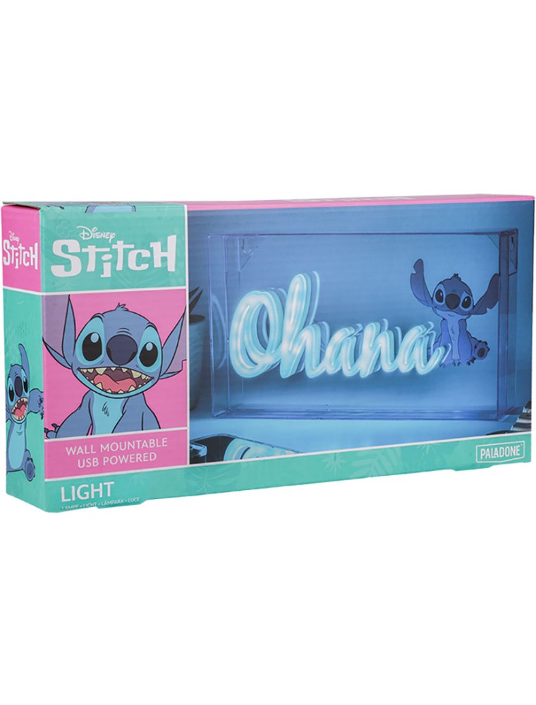 PALADONE LAMPADA NEON LILO & STITCH OHANA DISNEY STITCH - LAMPADE