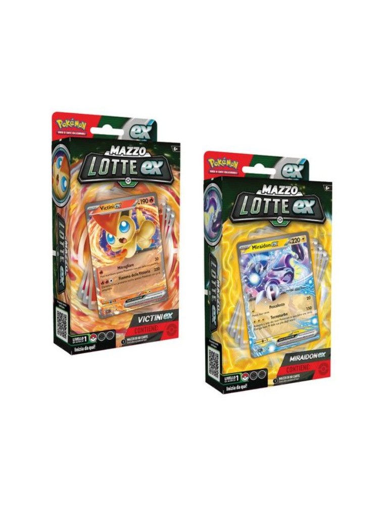 Pokémon Tcg Mazzo Lotte Miraidon Ex & Victini Ex (ITA)