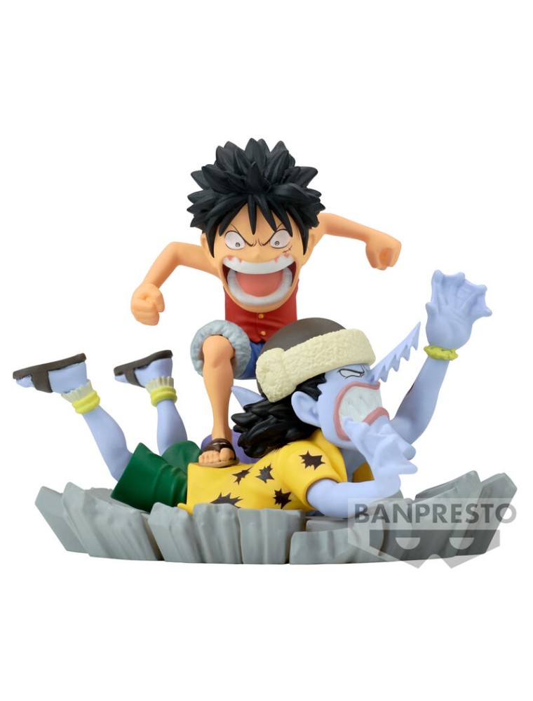 One Piece Wcf Log Stories Luffy Vs Arlong Figura 7cm Banpresto