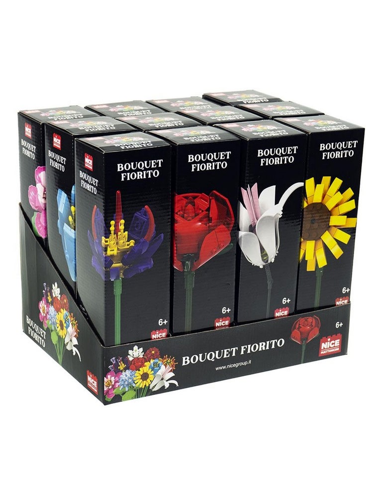 78000 FLOWERS BOUQUET DISPLAY DA 12PZ ICONS - GIOCATTOLI VARI