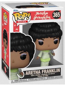 Rocks Pop! Vinile Musica Aretha Franklin Vestito Verde 9 cm Funko Scatola Rovinata