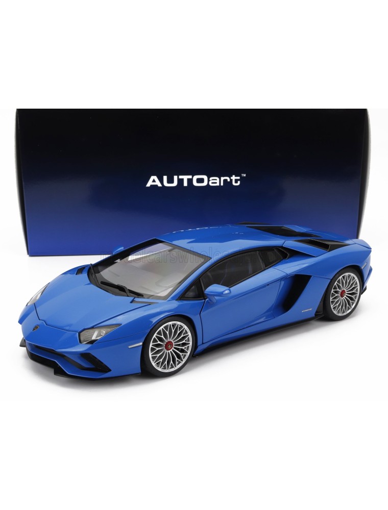 Autoart - LAMBORGHINI - AVENTADOR S 2017 - BLUE NILA