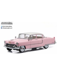 Greenlight - Cadillac Fleetwood series 60 1/18 rosa con tettuccio bianco