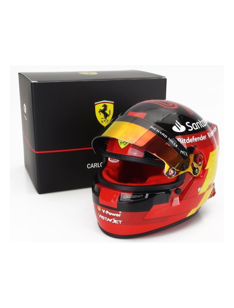 Generica - Casco Carlos Sainz Ferrari SF23 2023 #55 scala 1/2