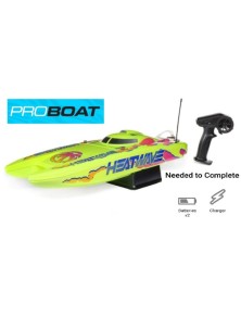 Pro Boat - Blackjack 24 v2 Giallo HeatWave Catamarano Brushless RTR 610mm