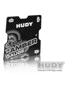 Hudy - MISURATORE DI CAMBER      1/10 IN CARBONIO