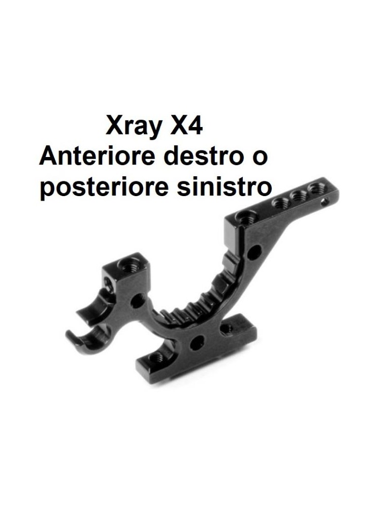 XRay - X4 parte inferiore in ergal del banchino anteriore DX o posteriore SX