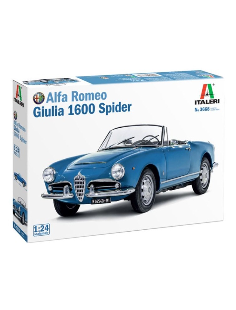 Italeri - Alfa Romeo Giulia 1600 Spider 1/24